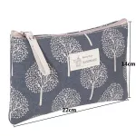 eTya Women Plaid Makeup Bag Cute Cosmetics Makeup Bag Travel Ladies Zipper Toiletry Pencil Purse Organizer Purse Pouch Handbags