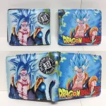 Dragon Ball Z Cartoon Purse Anime PU Leather Wallet with Coin Pocket Card Holder Bags for Kid Teenager Men Women Short Wallets