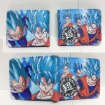 Dragon Ball Z Cartoon Purse Anime PU Leather Wallet with Coin Pocket Card Holder Bags for Kid Teenager Men Women Short Wallets