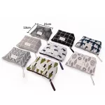 eTya New Women Travel Cosmetic Bag Canvas Portable Zipper Makeup Bags Female Purses Pencil case Toiletries Storage Wash Bag Hot