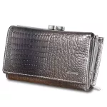 Dicihaya Genuine Leather Women Wallet Crocodilecoin Pocket Longdesign Clutch Bag Cowhide Leather Wallet Card Holder FeMale Purse