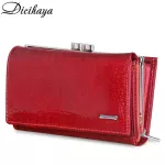 DICIHAYA Genuine Leather Women Wallet CrocodileCoin Pocket LongDesign Clutch Bag Cowhide leather Wallet Card Holder Female Purse