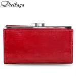 DICIHAYA Genuine Leather Women Wallet CrocodileCoin Pocket LongDesign Clutch Bag Cowhide leather Wallet Card Holder Female Purse