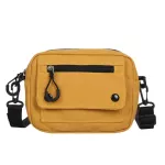 Fashion Canvas Cross Body Bag Women Solid Color Canvas Shoulder Bag Casual Handbag Simple Zipper Purse Coin Bag 15