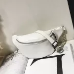 Fashion Chain Fanny Pack Banana Waist Bag New Brand BAG Women Waist Pack PU Leather Chest Bag Bag Free Droppping