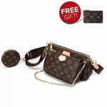 Famous Brand Bag Luxury Crossbody Shoulder Bag 3-in-1 Vintage handbag PU Leather Tote Bags Fashion Baguette Bag for Women 2020