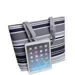 Fashion Casual Totes Women Canvas Bags Girls Geometric Print Shopping Handbag Striped Shoulder Bag High Quality Women BagsH10