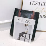 Fashion Crocodile Pattern Women Handbag Leather Ladies Hand Bags Luxury Handbags Women Bags Designer shoulder bag for women 2019