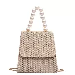 Fashion Girl Pearl Crossbody Bags Women Cute Waterproof Messenger Crossbody Bag