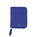 Fashion Customized Initials Genuine Leather Pebbled Zipper Wallet Women Luxury Short Coin Purse Clutch Bag Designer Women Wallet