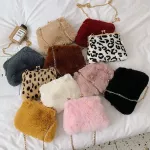Fashion Chain Design Leopard  Crossbody Bag For Women 2020 Winter Female Shoulder Handbag Small New Women Bags