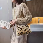 Fashion Chain Design Leopard  Crossbody Bag For Women 2020 Winter Female Shoulder Handbag Small New Women Bags