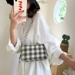 Fashion Designer Plaid Handbags Women Lattice Underarm Shoulder Bags 2020 New Oxford Female Hobo Travel Handbags