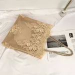 Fashion Handbag Summer Shoulder Bag Women's Large Capacity Hollow Designer Straw Vintage Beach Ladies Casual Tote Lace New Bags