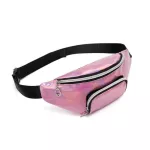 Fashion Holographic Waist Fanny Pack Belt Bag Phone Pouch Travel Hip Bum Shoulder Bags Purse for WoMan Girls