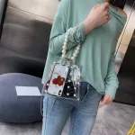 Fashion Girl Pearl Crossbody Bags Women Cute Waterproof Messenger Crossbody Bag