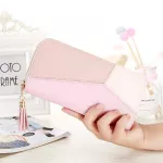 Fashion Ladies Wallet Women Long Wallets Zipper Purse Patchwork Panelled Wallets Big Capacity Clutch Money Bag Card Holder