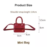 Fashion Girls Leather Coin Purse Women PU Letter Ladies Mini Shoulder Crossbody Bags Small Wallet Box Flap Accessories Handbags