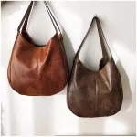 Fashion Large Capacity Handbag New Women Shoulder Bag Brand Designer Fashion Hobos Tote Pu Leather Casual Women's Bucket Bags