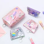 Fashion Laser Sequin Quicksand Makeup Bag Women Travel Portable Zipper Cosmetic Organizer Storage Make Up Beauty Wash Pouch Case