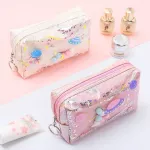 Fashion Laser Sequin Quicksand Makeup Bag Women Travel Portable Zipper Cosmetic Organizer Storage Make Up Beauty Wash Pouch Case