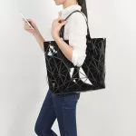 Fashion Geometric Women Shoulder Bags Luxury Women Handbags Female Folded Plaid Crossbody Messenger Bag Mochila bolsa feminina