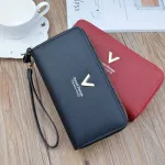 Fashion Long female Purse Women Wallet Credit Holders women Retro Double Zipper women's Wallets Large Capacity PU leather Purse