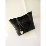 Crocodile Tote Bag Large Pu Leather Women Oulder Bags Ladies Silver Gold B Handbag Fe Ng Handbags SAC