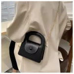 กระเป๋าทรงเหลี่ยม กระเป๋าหนัง กระเป๋าถือ กระเป๋าสะพายข้าง กระเป๋าแฟชั่น กระเป๋าผู้หญิง ขนาดเล็ก mini สายโซ่ Cross-Body Bag