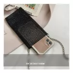 กระเป๋าใส่โทรศัพท์ วิ้งๆ กระเป๋าทรงเหลี่ยม กระเป๋าสะพายข้าง กระเป๋าแฟชั่น ใบเล็ก สายโซ่กระเป๋าผู้หญิง