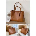 Square bag, leather bag, shoulder bag Totate fashion bag Fashion bags for working age, Korean style leather, big bag