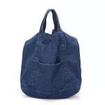 DENIM SLOUCH BAG CASUAL JEAN FABARIC HANDBAG Leisure Korean Style Fashion Japanse Fashion Messenger Top-Handle Bag