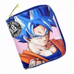 Dragon Ball Z Super Wallet Round Zipper Wallets Mini Clutch Bag Women Coin Bag