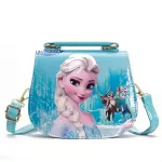Disney princess children pu messenger bag girl Frozen Elsa shoulder bag Sofia handbag kid fashion shopping bag gift