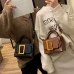 European Vintage Fashion Small Tote bag 2020 New Quality PU Leather Women's Designer Handbag Portable Shoulder Messenger Bags