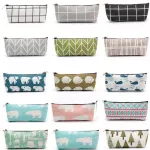 eTya Women Small Cosmetic Bag Organizer Set Cute Travel Makeup Bag Girl Lipstick Brush School Pencil Bag Case Pouch Purse