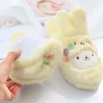 Duffy Bear Stellalou HelloKitty My Melody Cinnamoroll PomPomPurin Slippers Winter for Women Girls Cartoon Indoor Plush Slippers