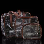 eTya Transparent PVC Bags Travel Organizer Clear Makeup Bag Women Cosmetic Bag Beauty Case Toiletry Tote Make Up Pouch Wash Bags