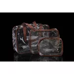 ETYA Transparent PVC BAGS Travel Organizer Clear Makeup Bag Women Cosmetic BEAUTY CALETY TOTE MAKE UP POUCH WASH BAGS