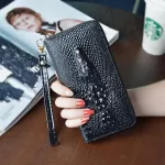 factory Outlet!Saudi Arabian style luxury Genuine Leather Clutch small Shoulder bags Crocodile pattern Crossbody Bag for Women