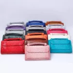 factory Outlet!Saudi Arabian style luxury Genuine Leather Clutch small Shoulder bags Crocodile pattern Crossbody Bag for Women