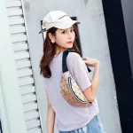 Fashion Girl Women's PU Leather Holiday Money Belt Wallet Mini Bum Bag Pouch Chest Bags Travel Rhomboids Waist Fanny Pack  HOT