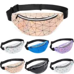 Fashion Girl Women's PU Leather Holiday Money Belt Wallet Mini Bum Bag Pouch Chest Bags Travel Rhomboids Waist Fanny Pack  HOT
