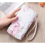 Fashion Floral Ladies Women Leather Wallet Long Zip Purse Card Holder Case Clutch Phone Handbag