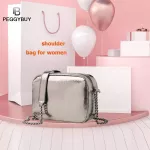 Fashion New Handbags High quality PU Leather Women Bag Messenger Handbags Leather Women Chain Small Square Crossbody Bags
