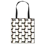 Woman Multi-Function Women Handbag Foldable Reusable Ca Canvas Ng Bag Puy Dachnd Print Oulder Bag