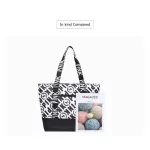 Ca Ladies Nylon Handbag Letter Pattern Oulder Bag Large Capacity Waterproof -Handle Bags