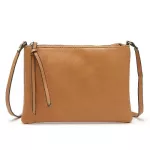 Vintage Slim Thin Women Leather Mesger Bag Envelope Crossbody Bag For Ladies Mini Oulder Bag Handbag Ses Hand Bag