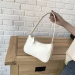 Pu Leather Women Hobos Baguette Handbags Design Ladies Sml Underarm Oulder Bags Tote Clutch Fe Able Ses