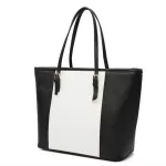 Big Bag Women Pu Leather Handbag Brief Oulder Bag B White Large Capacity Luxury Tote Oer Bag Designer